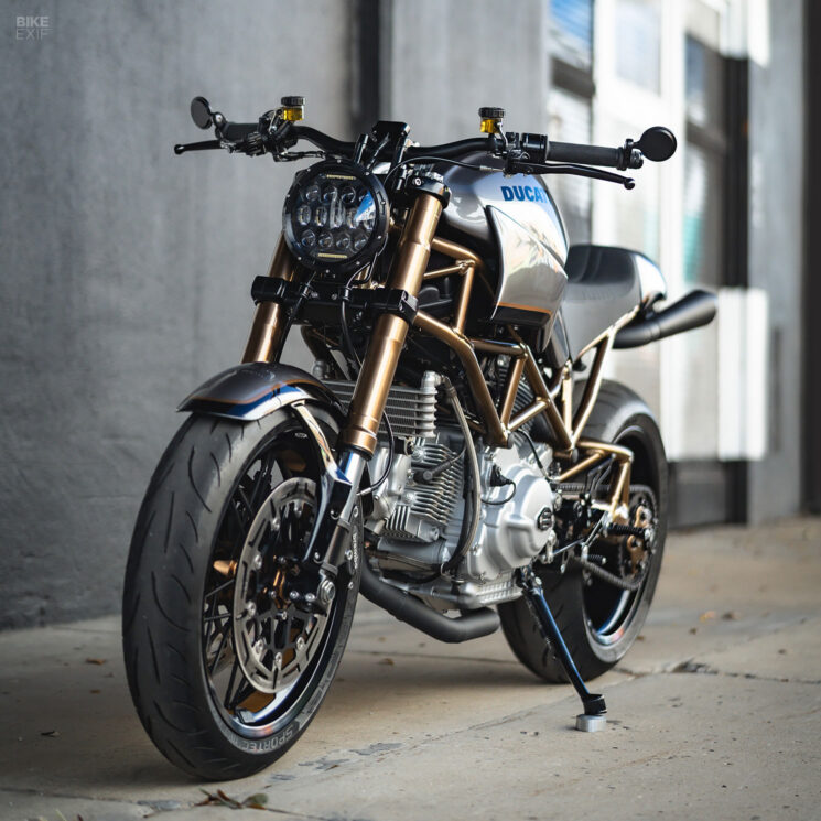 Ducati Monster S2R 1000 restomod by Analog Motorcycles