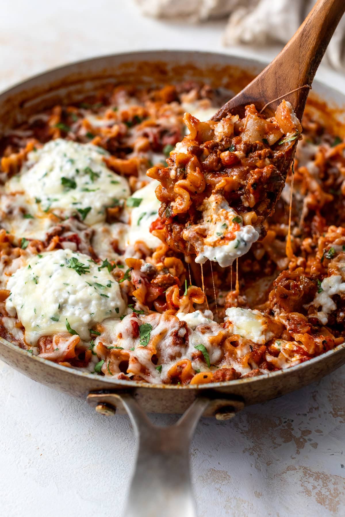 Skillet Beef Lasagna