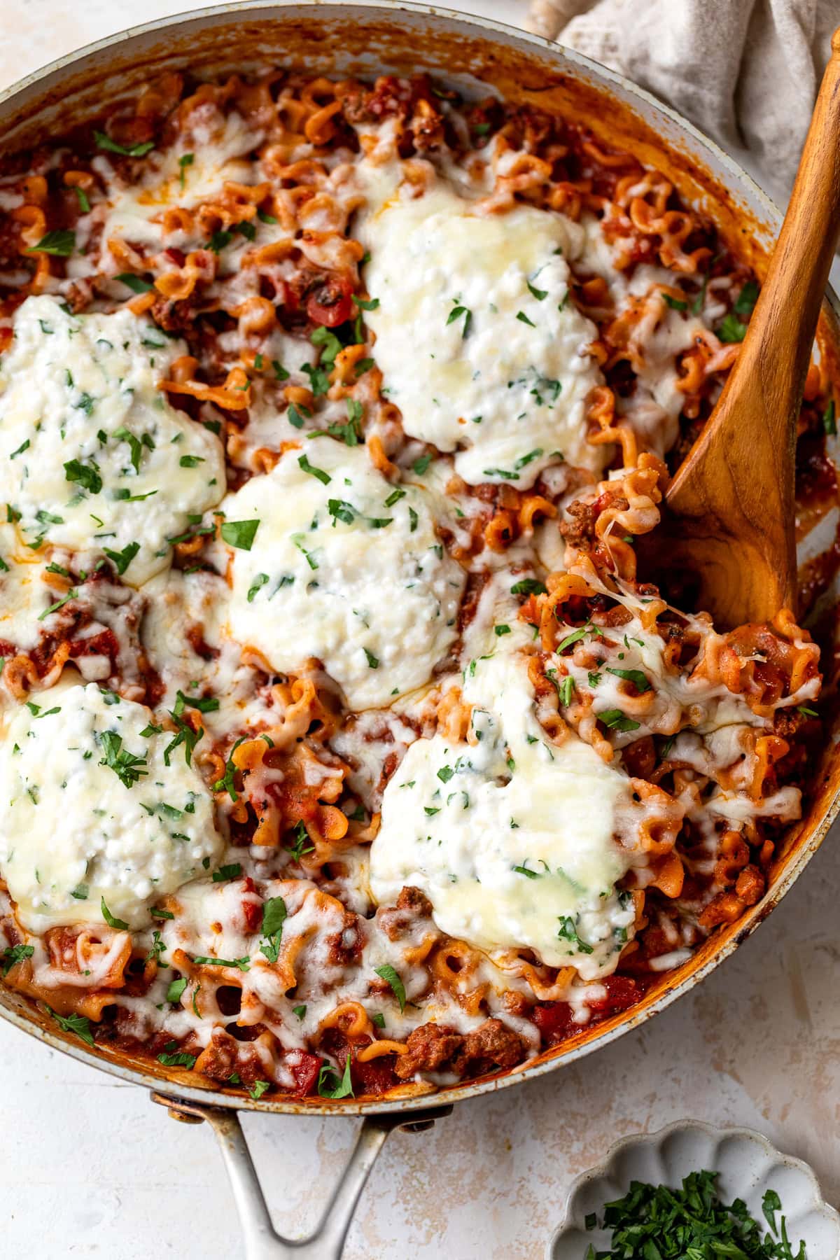 Skillet Beef Lasagna