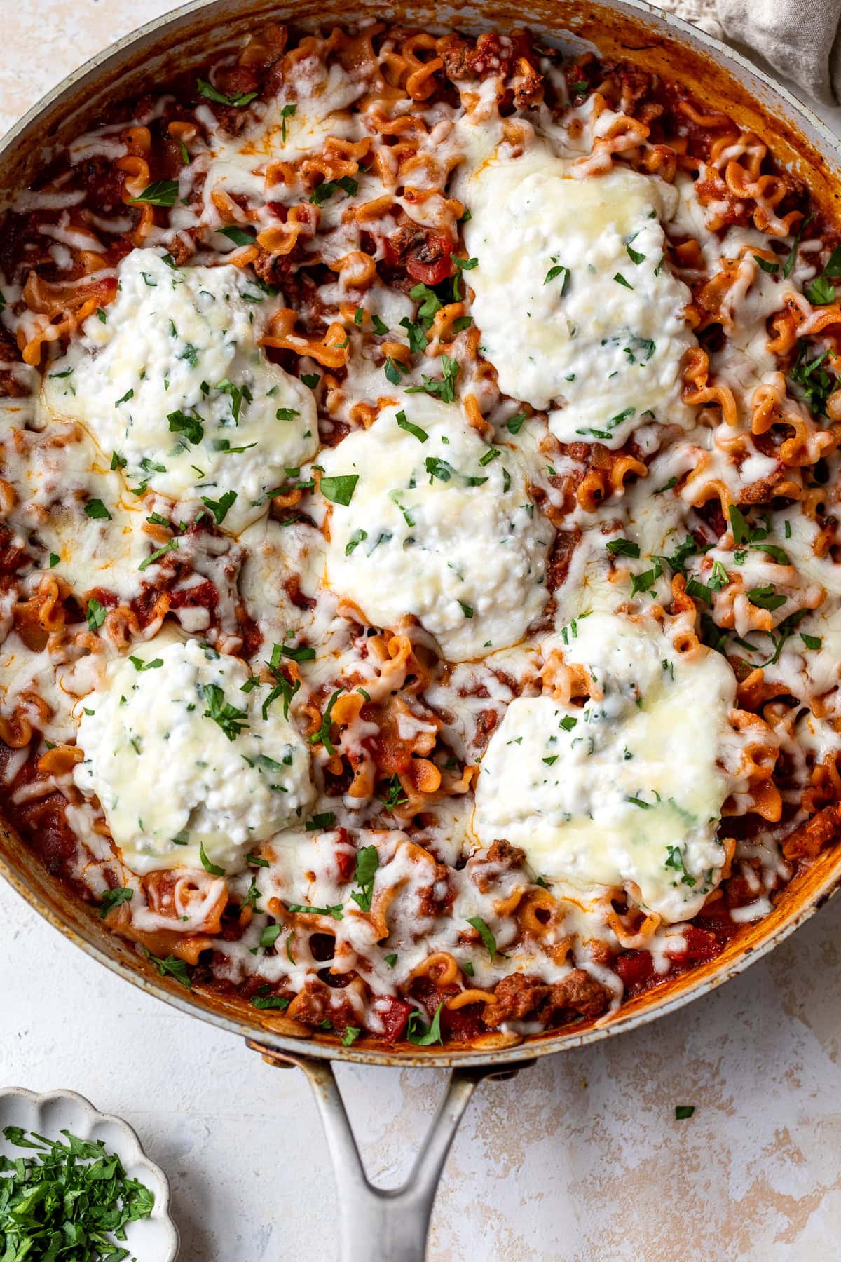 Skillet Beef Lasagna