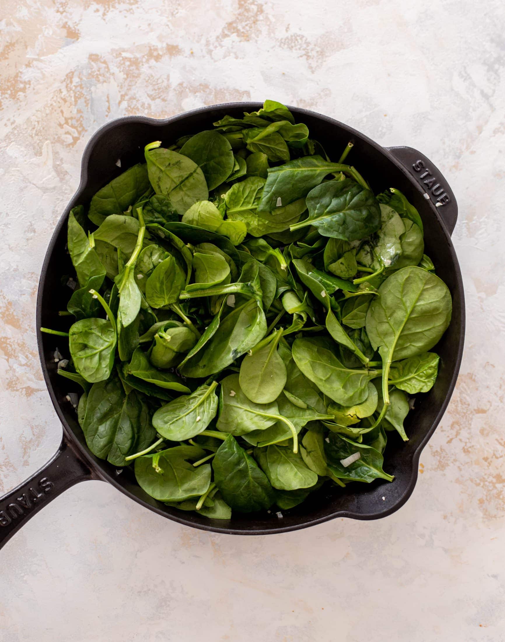 spinach artichoke pasta skillet