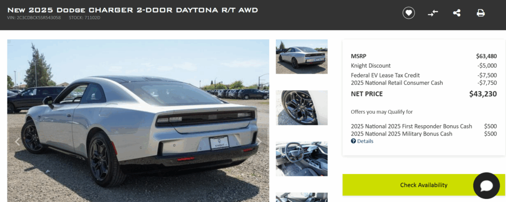  Dodge Dealer&rsquo;s $49 Charger Lease Is Real But You&rsquo;ll Actually Pay Four Times That
