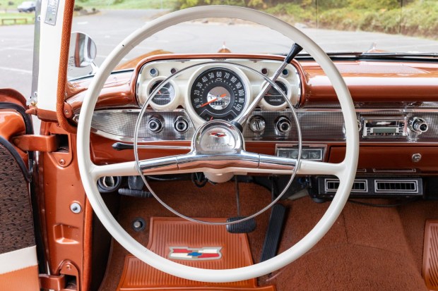 No Reserve: 350-Powered 1957 Chevrolet Bel Air 4-Door Sedan