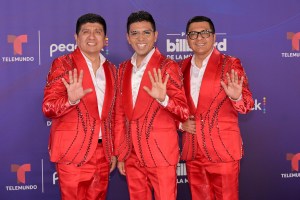 Grupo 5 attends the 2025 Billboard Latin Music Awards at James L. Knight Center on October 23, 2025 in Miami, Florida.