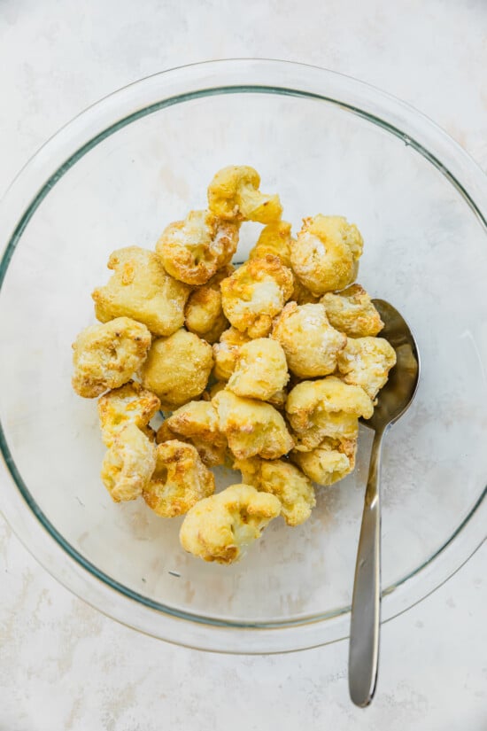 air fried cauliflower